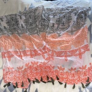 KIMONO FOR WINTER TRIP TO TROPICS! Green, White & Orange